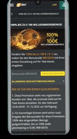 1bet Anmeldung Österreich